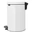 Відро для сміття Brabantia Pedal Bin біле 12 л (111969) - мініатюра 2