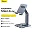 Подставка для гаджетов Baseus Desktop Biaxial Foldable Metal Stand (for Tablets) B10431801811-00 Grey - миниатюра 7