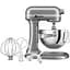 Кухонная машина KitchenAid Heavy Duty 5KSM55SXXECU с подъемной чашей 5.2 л серебристая (5KSM55SXXECU) - миниатюра 1
