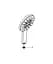 Ручний душ 3 режими струменя Grohe Rainshower Smartactive 130 26574AL0, Графит - мініатюра 6