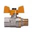 Кран кульовий прямий Q Professional 1/2″ ЗВ ЖБ PN40 QP152 - мініатюра 2