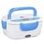 Автомобильный ланч- бокс с подогревом Electronic Lunchbox от прикуривателя термос для еды 1 л Синий - миниатюра 1