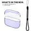 Чехол AhaStyle Transparent Case для Airpods Pro 2 Purple [133867] - миниатюра 2