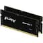 Модуль памяти для ноутбука SoDIMM DDR5 64GB (2x32GB) 4800 MHz FURY Impact Kingston Fury (ex.HyperX) (KF548S38IBK2-64) - миниатюра 1