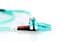 Волоконно-оптический патч-корд Assmann, дуплекс, LC to LC MM OM3 50/125 μ, 2 м DK-2533-02/3 Turquoise - миниатюра 4