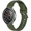 Ремешок для Samsung Galaxy Watch 4 Classic 42mm - зеленый ширина крепления 20мм силикон размер L Watchbands OneLine (WB00S4GALAXYONELINE10CLASSIC442) - миниатюра 1