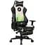 Геймерское кресло 1stPlayer Duke Black/White/Green [121648] - миниатюра 3