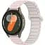 Ремешок DK CDK для Xiaomi Amazfit GTS 4 mini 20mm Silicone Shaped Magnetic Band (018822) (pink / ivory) - миниатюра 3