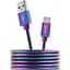 Кабель Canyon USB - USB Type-C 1м, Rainbow (CNS-USBC7RW) - миниатюра 1