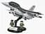 Конструктор винищувач F-16D Fighting Falcon COBI 5914 - мініатюра 2