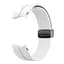 Ремешок для Samsung Galaxy Watch 4 Classic 46mm - белый ширина крепления 20мм силикон Watchbands Cls-black (W33-2WB87751991) - миниатюра 3