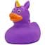 Іграшка для купання FunnyDucks Качка-єдиноріг, фіолетова (2090) - мініатюра 1