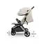 Прогулянкова коляска Kinderkraft Nubi 3 Sand Beige (KSNUBI03BEG0000) - мініатюра 8