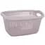 Корзина для белья Violet House Виолетта Powder, полипропилен, 28 л, светло-розовый (1003 Виолетта POW б/кр. 28 л) - миниатюра 1