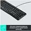 Клавіатура дротова Logitech K120 Black for Business (920-002643) - мініатюра 2