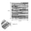 Панель стінова 3D 700x700x4mm сірий сланець (D) SW-00002003 - мініатюра 3