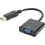 Адаптер Cablexpert DisplayPort - VGA 0.15м black (A-DPM-VGAF-02) - мініатюра 2