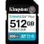 Карта пам'яті SDXC (UHS-1 U3) Kingston Canvas Go! Plus 512Gb class 10 A2 V30 (R200MB/s, W160MB/s) - мініатюра 1