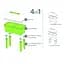 Горщик для рослин Prosperplast Respana Planter Set у вигляді грядки з кришкою 52 л сірий (DREP770-S433) - мініатюра 2