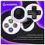 Геймпад Bluetooth джойстик GamePro GPS-13W Bluetooth 5.3/USB (PC/iOS/Android/PS3/PS4) RGB White - мініатюра 14