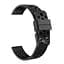 Ремінець для Garmin Vivoactive 3 Vivomove 3 Approach S12 D2 Air X10 - чорний ширина кріплення 20мм силікон Watchbands double (W39-7WB70023407) - мініатюра 2