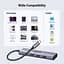 Концентратор Ugreen USB-C to HDMI + 3xUSB 3.0 + PD CM511 gray (15596) - миниатюра 2
