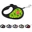 Поводок-рулетка для собак Waudog R-leash, рисунок "Авокадо", M, до 25 кг, 5 м, светоотражающая лента черный - миниатюра 5