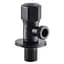 Кран кульовий кутовий Q Professional 1/2″X1/2″ NV-QP888 Black 000025136 - мініатюра 1