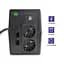 Источник бесперебойного питания с симулированной синусоидой Qoltec QLT450 240W 450VA LED, AVR, RJ45, 2xSchuko, 1x12V 4.5Ah - миниатюра 2