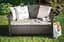 Диван садовий Keter Corfu II Love seat пластиковий коричневий - мініатюра 5