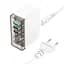 Адаптер мережевий Hoco Fuerza six-port charger N36 |3USB/3Type-C, 65W/3A, PD/QC| - мініатюра 1