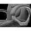 Офисное кресло GT Racer X-2852 Classic Fabric Dark Gray (X-2852 Classic Fabric Dark Gray) - миниатюра 5