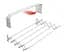 Сушарка для білизни настінна Casa Si Towel Flex 6 White (CS92197X10) (DAS302386) - мініатюра 3