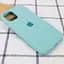 Чехол Epik Silicone Case Full Protective (AA) для Apple iPhone 13 (6.1) Бирюзовый / Marine Green - миниатюра 2