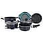 Набір столового посуду 9 предметів Gimex Cookware Set induction Blue - мініатюра 1
