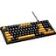 Клавіатура Aula Wind F3032 Mechanical KRGD Brown EN/UA Black + 21 Yellow keys [6948391201740] [90993] - мініатюра 3