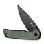 Ніж складаний Sencut Praktisk S24019-3 зелений Micarta, чорне лезо - мініатюра 4