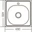 Мойка для кухни Zerix Z4848-06-160E Satin (ZM0557) - миниатюра 3