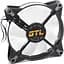 Вентилятор GTL 120 мм Multicolor B1, Black/White (GTL-120LMCB1P ARGB) - мініатюра 3