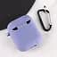 Силіконовий футляр з мікрофіброю для навушників Airpods 1/2 Сірий / Lavender Gray - мініатюра 4