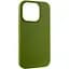 Чехол Epik Silicone Case Full Protective (AA) NO LOGO для Apple iPhone 15 Pro (6.1) Зеленый / Dark Olive - миниатюра 6