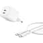 Сетевое зарядное устройство Belkin Boost Up Charge Pro Dual USB-C GaN 50W White + Cable USB-C - USB-C (WCH019KQ1MWH-B6) [158913] - миниатюра 1