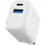 Мережевий зарядний пристрій Proove Silicone Power Plus 30W Type-C + USB White [WCSP3011002] [130282] - мініатюра 2
