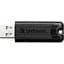 USB флеш накопичувач Verbatim 16GB PinStripe Black USB 3.2 (49316) - мініатюра 2
