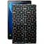 Чехол StatusCASE из экокожи для планшета Samsung Galaxy Tab A6 (T580) Фэшн черный - миниатюра 1