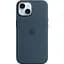 Чохол Silicone Case with MagSafe для Apple iPhone 15 Storm Blue ААА [94561] - мініатюра 1