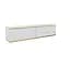 Тумба под телевизор навесная Perfect Home Оро/Oro 2-дверная RTV135 MDF Белый (PFH-091354) - миниатюра 3