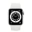 Смарт-часы Apple Watch Series 6 GPS 44mm Silver Aluminum Case with White Sport Band [M00D3] [50381] - миниатюра 2