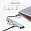 USB-хаб XON SmartHub 7 в 1 (2xType-C, USB3.0, 4xUSB2.0) Сірий (UHUHP071342G 5184) - мініатюра 5