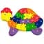 Деревянный пазл Viga Toys Черепаха по буквам и числам 26 элементов (55250) - миниатюра 2